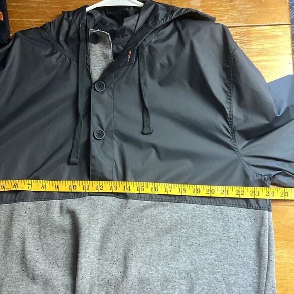 Northwest Territory Mens Hooded Outdoor Long Sleeve Pullover Gray/Black Sz L EUC - Picture 10 of 10